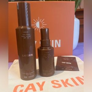 Cay Skin bundle of face and body lotion spf 45